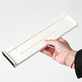 Maxbell 2Pcs Dresser Drawer Dividers White Tidying Clutters for Home Clothes Kitchen Style A