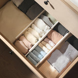 Maxbell 2Pcs Dresser Drawer Dividers White Tidying Clutters for Home Clothes Kitchen Style A