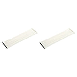 Maxbell 2Pcs Dresser Drawer Dividers White Tidying Clutters for Home Clothes Kitchen Style B