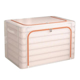 Maxbell Clothes Storage Bin Zippered Clothes Storage Box for Quilts Closet Underwear