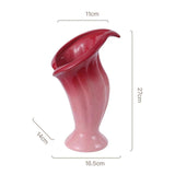 Maxbell Flower Vase Flower Container Nordic Ceramic Vase for Home Bedroom Decoration Pink