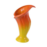 Maxbell Flower Vase Flower Container Nordic Ceramic Vase for Home Bedroom Decoration Orange