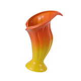 Maxbell Flower Vase Flower Container Nordic Ceramic Vase for Home Bedroom Decoration Orange