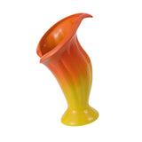 Maxbell Flower Vase Flower Container Nordic Ceramic Vase for Home Bedroom Decoration Orange