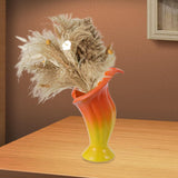 Maxbell Flower Vase Flower Container Nordic Ceramic Vase for Home Bedroom Decoration Orange