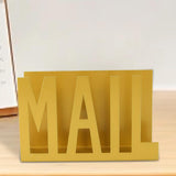 Maxbell Alphabet Storage Rack Decor European Style File Shelf for Tabletop Desk Home