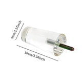 Maxbell 4Pcs Acrylic Sofa Legs Clear Decor Furniture Risers for Table Bookcase Couch 5cmx10cm