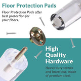 Maxbell 4Pcs Acrylic Sofa Legs Clear Decor Furniture Risers for Table Bookcase Couch 5cmx10cm