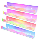 Maxbell 4x Wall Mounted Nail Polish Organizers Portable for Cream Glitter Sunglasses