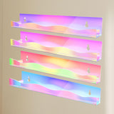 Maxbell 4x Wall Mounted Nail Polish Organizers Portable for Cream Glitter Sunglasses