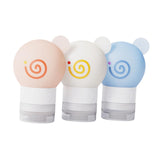 Maxbell 3x Travel Bottles for Toiletries Leakproof for Bathroom Kitchen Laundry Room 8cmx5.1cm