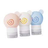 Maxbell 3x Travel Bottles for Toiletries Leakproof for Bathroom Kitchen Laundry Room 8cmx5.1cm