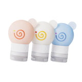 Maxbell 3x Travel Bottles for Toiletries Leakproof for Bathroom Kitchen Laundry Room 8cmx5.1cm