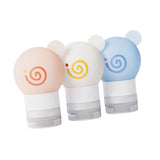 Maxbell 3x Travel Bottles for Toiletries Leakproof for Bathroom Kitchen Laundry Room 8cmx5.1cm