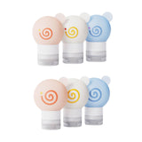 Maxbell 3x Travel Bottles for Toiletries Leakproof for Bathroom Kitchen Laundry Room 8cmx5.1cm