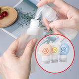 Maxbell 3x Travel Bottles for Toiletries Leakproof for Bathroom Kitchen Laundry Room 9.1cmx6.1cm