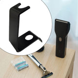 Maxbell Acrylic Display Stand Sturdy Multipurpose Portable Creative Shaver Organizer Black