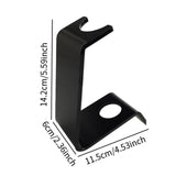 Maxbell Acrylic Display Stand Sturdy Multipurpose Portable Creative Shaver Organizer Black