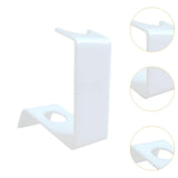 Maxbell Acrylic Display Stand Sturdy Multipurpose Portable Creative Shaver Organizer White