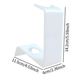 Maxbell Acrylic Display Stand Sturdy Multipurpose Portable Creative Shaver Organizer White