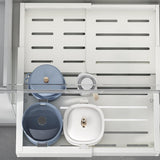 Maxbell Pull Out Cabinet Organizer Roll Out Sliding Drawer for Home Bathroom Kitchen