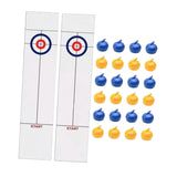 Maxbell Tabletop Curling Game Compact Family Games for Girls Boys Kids Adults