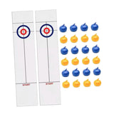 Maxbell Tabletop Curling Game Compact Family Games for Girls Boys Kids Adults