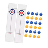 Maxbell Tabletop Curling Game Compact Family Games for Girls Boys Kids Adults