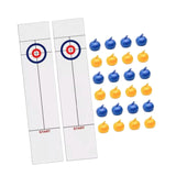 Maxbell Tabletop Curling Game Compact Family Games for Girls Boys Kids Adults