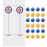 Maxbell Tabletop Curling Game Compact Family Games for Girls Boys Kids Adults