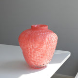 Maxbell Strawberry Vase Decorative Cute Mini Flower Vase for Kitchen Desk TV Cabinet Pink