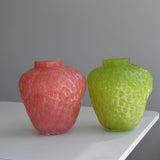 Maxbell Strawberry Vase Decorative Cute Mini Flower Vase for Kitchen Desk TV Cabinet Pink