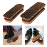 Maxbell Leather Cleaning Brush Boot Brush Shine Brush for Polishing Boots Shoe Shine 17cmx5.5cmx3.9cm