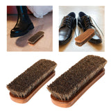 Maxbell Leather Cleaning Brush Boot Brush Shine Brush for Polishing Boots Shoe Shine 17cmx5.5cmx3.9cm