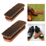 Maxbell Leather Cleaning Brush Boot Brush Shine Brush for Polishing Boots Shoe Shine 17cmx5.5cmx3.9cm