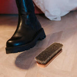 Maxbell Leather Cleaning Brush Boot Brush Shine Brush for Polishing Boots Shoe Shine 20cmx5.5cmx3.9cm