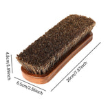 Maxbell Leather Cleaning Brush Boot Brush Shine Brush for Polishing Boots Shoe Shine 20cmx5.5cmx3.9cm