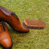 Maxbell Leather Cleaning Brush Boot Brush Shine Brush for Polishing Boots Shoe Shine 20cmx5.5cmx3.9cm