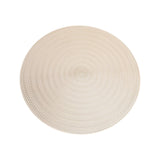 Maxbell Round Woven Placemat PVC Table Mat for Dining Table Countertop Table Setting Golden