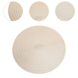 Maxbell Round Woven Placemat PVC Table Mat for Dining Table Countertop Table Setting Golden
