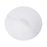 Maxbell Round Woven Placemat PVC Table Mat for Dining Table Countertop Table Setting Silver