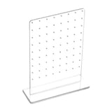 Maxbell Ear Studs Display Rack 72 Holes Earring Stud Storage Holder for Bedroom Shop Transparent