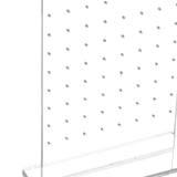 Maxbell Ear Studs Display Rack 72 Holes Earring Stud Storage Holder for Bedroom Shop Transparent