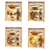 Maxbell Ceramic Coffee Mug Lovely Animal Breakfast Cup for Latte Birthday Gift Style A