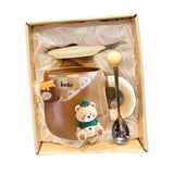 Maxbell Ceramic Coffee Mug Lovely Animal Breakfast Cup for Latte Birthday Gift Style B