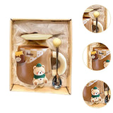 Maxbell Ceramic Coffee Mug Lovely Animal Breakfast Cup for Latte Birthday Gift Style B