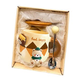 Maxbell Ceramic Coffee Mug Lovely Animal Breakfast Cup for Latte Birthday Gift Style C