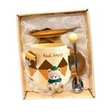 Maxbell Ceramic Coffee Mug Lovely Animal Breakfast Cup for Latte Birthday Gift Style C