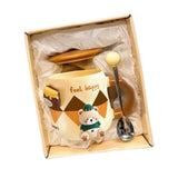 Maxbell Ceramic Coffee Mug Lovely Animal Breakfast Cup for Latte Birthday Gift Style C