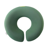 Maxbell Face Down Pillow Ergonomic Comfortable Face Cushion for Desk Office Airplane Dark Green